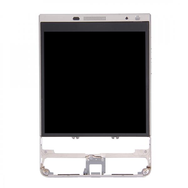 LCD Screen and Digitizer Full Assembly with Frame for BlackBerry Passport Silver Edition  BlackBerry Passport