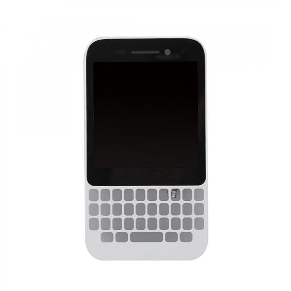 LCD Screen and Digitizer Full Assembly with Frame for BlackBerry Q5(White)  BlackBerry Q5