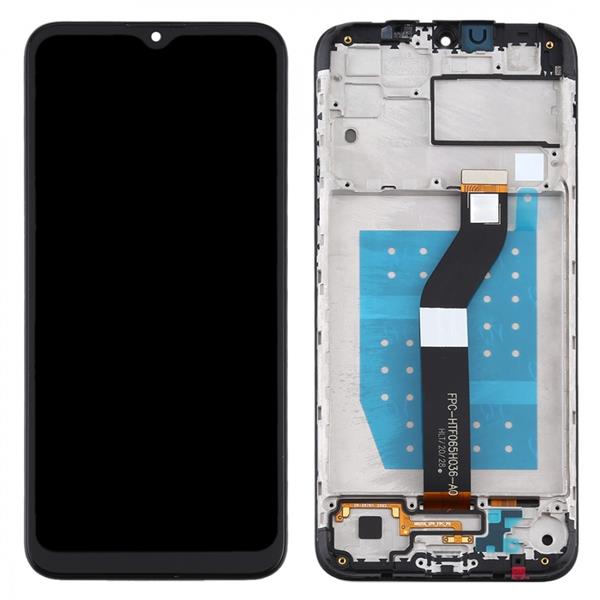 LCD Screen and Digitizer Full Assembly With Frame for Motorola Moto G8 Power Lite (Black) Other Replacement Parts Motorola Moto G8 Power Lite