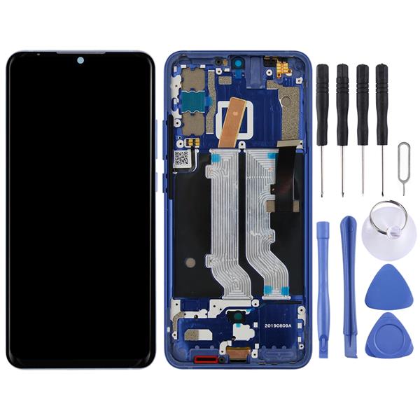 AMOLED Material LCD Screen and Digitizer Full Assembly with Frame for ZTE Axon 10 Pro (4G Version) (Blue) Other Replacement Parts ZTE Axon 10 Pro / 5G