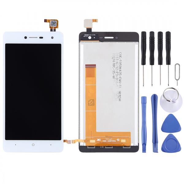 LCD Screen and Digitizer Full Assembly for Wiko Jerry 2 (White)  Wiko Jerry2