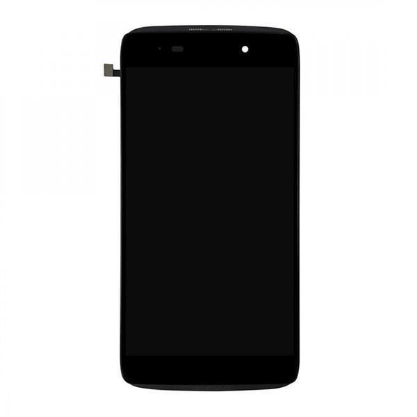for Alcatel One Touch Idol 3 4.7 LTE / 6039 LCD Screen and Digitizer Full Assembly with Frame(Black)  Alcatel One Touch Idol 3 4.7 Inch