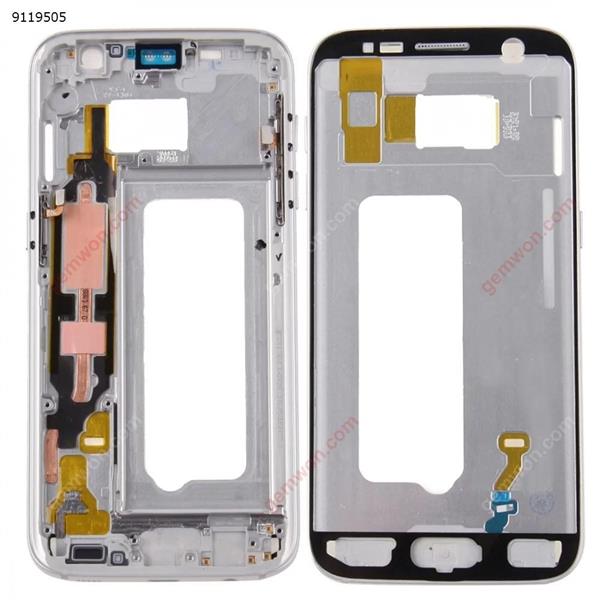 Front Housing LCD Frame Bezel Plate for Galaxy S7 / G930(Silver) Samsung Replacement Parts Galaxy S7 Parts