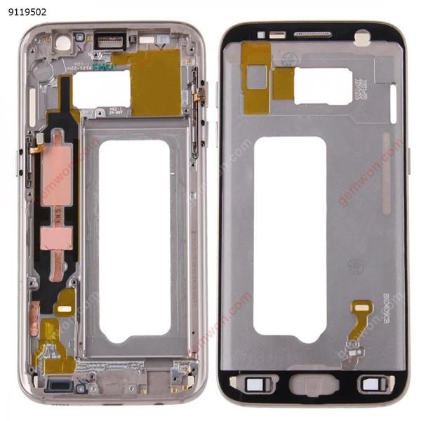 Front Housing LCD Frame Bezel Plate for Galaxy S7 / G930(Gold) Samsung Replacement Parts Galaxy S7 Parts