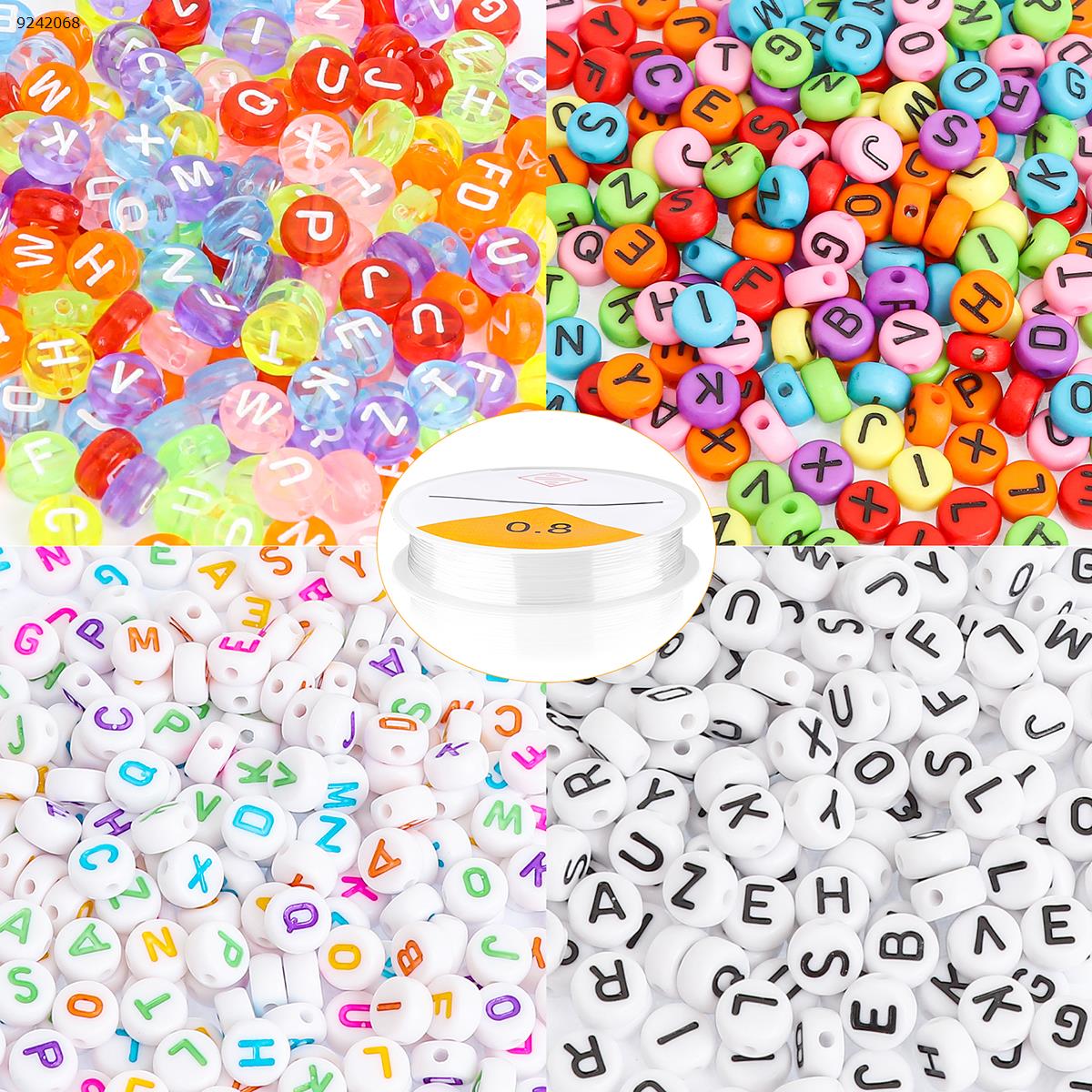 800PCS letter beads 4 colors Other N/A