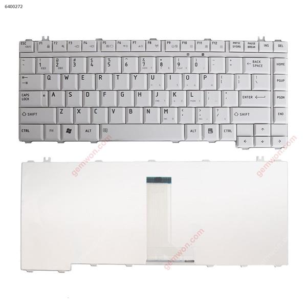 TOSHIBA A200 M200 GRAY US MP-06863 8037B0018002 MP-06863US-6981 PK130190400 NSK-TAB01 9J.N9082.B01 6037B0017502 Laptop Keyboard (OEM-B)
