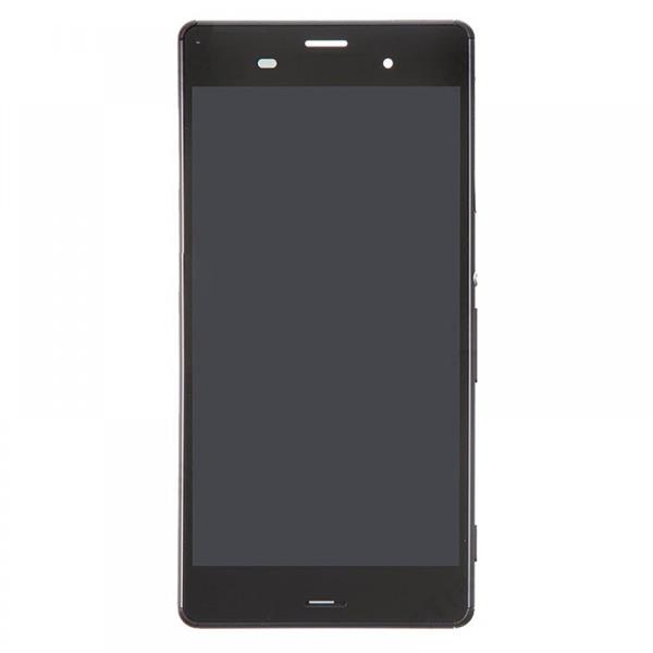 LCD Display + Touch Panel with Frame for Sony Xperia Z3 (Dual SIM Version) / D6633 / L55U (Black) Sony Replacement Parts Sony Xperia Z3 (Dual SIM Version)
