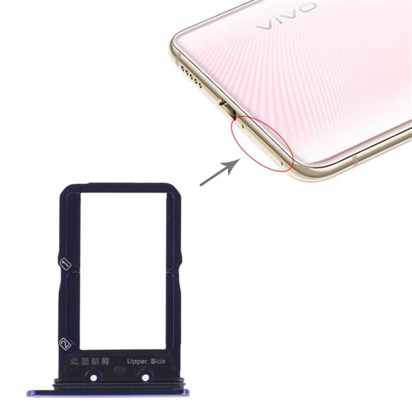 SIM Card Tray + SIM Card Tray for Vivo X27 (Blue) Vivo Replacement Parts Vivo X27