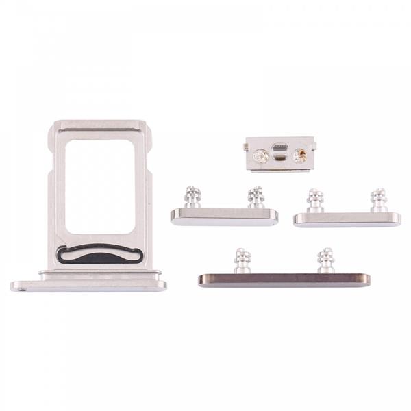 SIM Card Tray + SIM Card Tray + Side Keys for iPhone 12 Pro Max(White) Vivo Replacement Parts Apple iPhone 12 Pro Max
