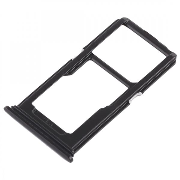 SIM Card Tray + SIM Card Tray / Micro SD Card Tray for Vivo X21i (Black) Vivo Replacement Parts Vivo X21i