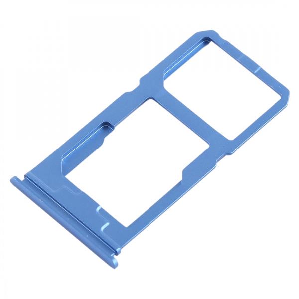 SIM Card Tray + SIM Card Tray / Micro SD Card Tray for Vivo X20(Blue) Vivo Replacement Parts Vivo X20