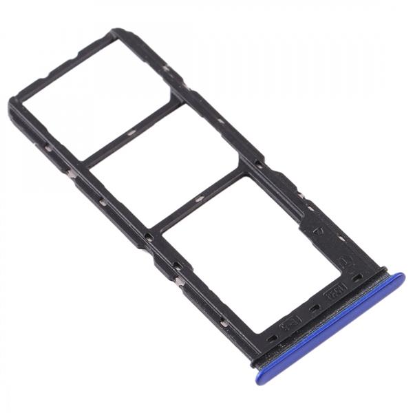 SIM Card Tray + SIM Card Tray + Micro SD Card Tray for vivo Y5s(Blue) Vivo Replacement Parts Vivo Y5s