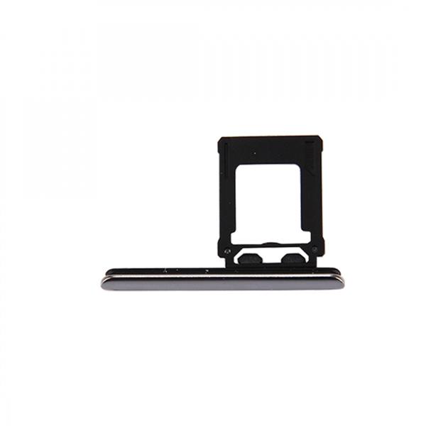 Micro SD Card Tray + Card Slot Port Dust Plug for Sony Xperia XZ Premium (Single SIM Version) (Silver) Sony Replacement Parts Sony Xperia XZ Premium (Single SIM Version)