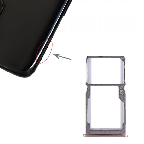SIM Card Tray + SIM Card Tray / Micro SD Card Tray for Meizu 15 (Gold) Meizu Replacement Parts Meizu 15