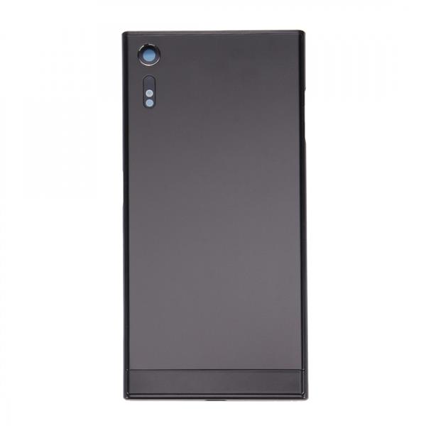 Back Battery Cover + Back Battery Bottom Cover + Middle Frame for Sony Xperia XZ (Black) Sony Replacement Parts Sony Xperia XZ