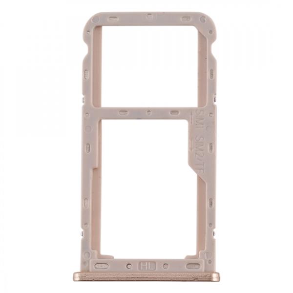 SIM Card Tray + SIM / Micro SD Card Tray for Meizu M6T(Gold) Meizu Replacement Parts Meizu M6T