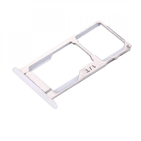 For Meizu Meilan Metal SIM + SIM / Micro SD Card Tray(White) Meizu Replacement Parts Meizu Meilan