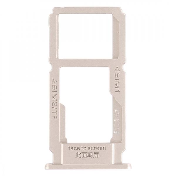 SIM Card Tray + SIM Card Tray / Micro SD Card Tray for OPPO R9sk(Gold) Oppo Replacement Parts Oppo R9sk