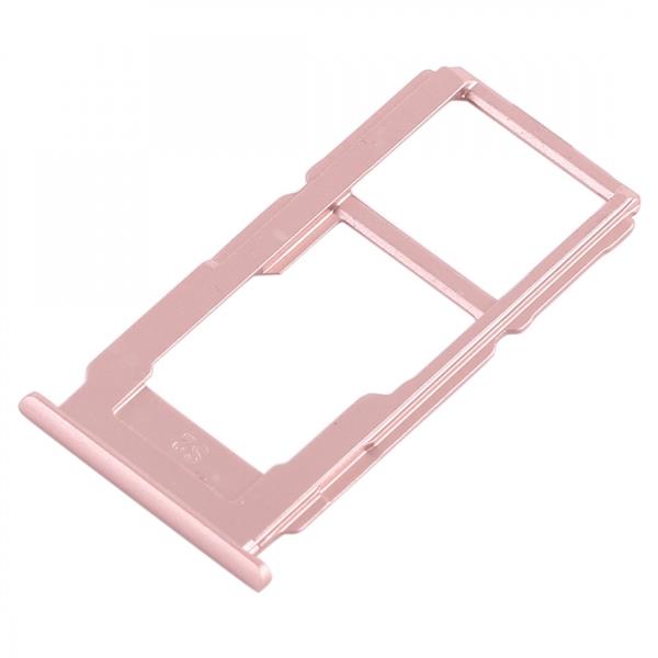 SIM Card Tray + SIM Card Tray / Micro SD Card Tray for OPPO R11(Rose Gold) Oppo Replacement Parts Oppo R11
