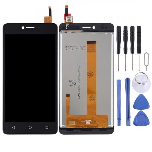 LCD Screen and Digitizer Full Assembly for Wiko Jerry Max(Black)  Wiko Jerry Max