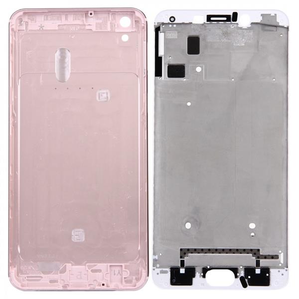 For OPPO R9 Plus Battery Back Cover + Front Housing LCD Frame Bezel Plate(Rose Gold) Oppo Replacement Parts Oppo R9 Plus