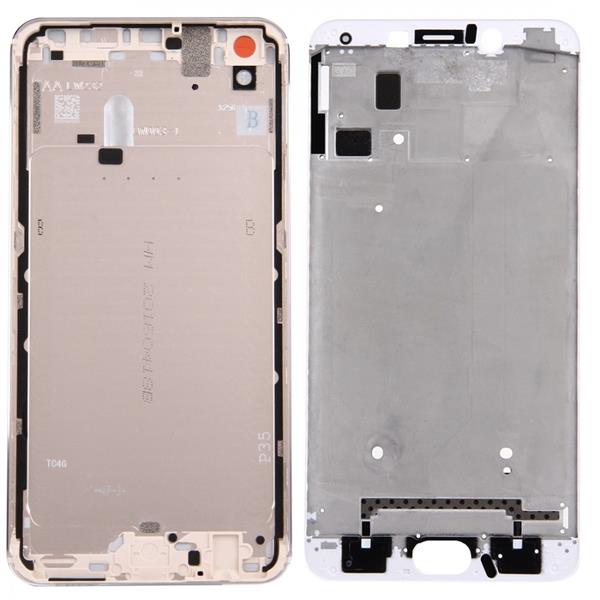 For OPPO R9 Plus Battery Back Cover + Front Housing LCD Frame Bezel Plate(Gold) Oppo Replacement Parts Oppo R9