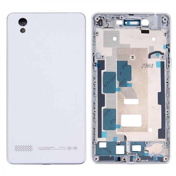 For OPPO A51 Battery Back Cover + Front Housing LCD Frame Bezel Plate(White) Oppo Replacement Parts Oppo A51