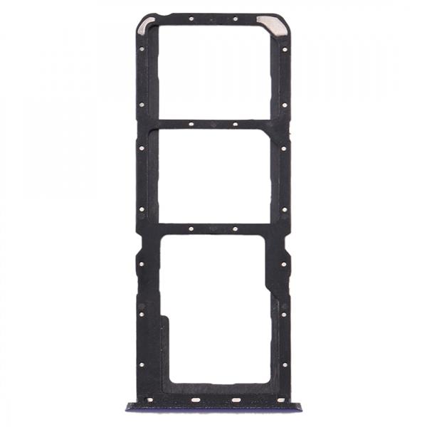 SIM Card Tray + SIM Card Tray + Micro SD Card Tray for OPPO Realme X2 (Purple) Oppo Replacement Parts Oppo Realme X2