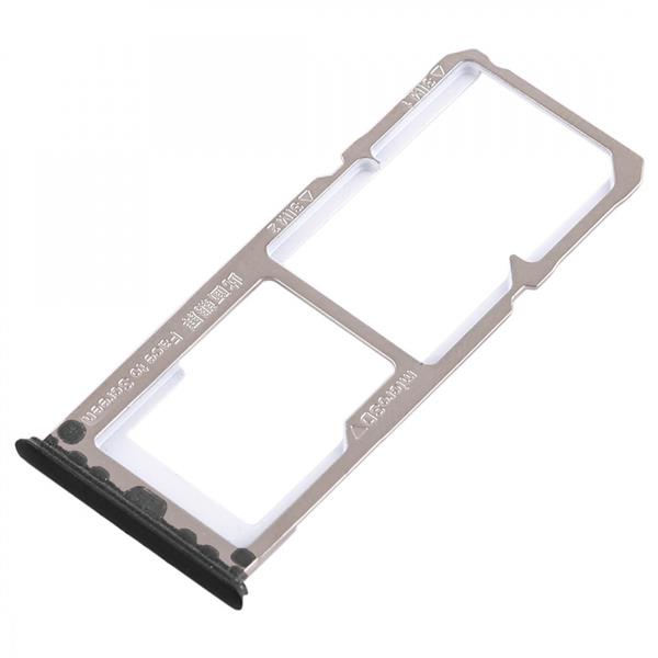 2 x SIM Card Tray + Micro SD Card Tray for OPPO A3(Black) Oppo Replacement Parts Oppo A3