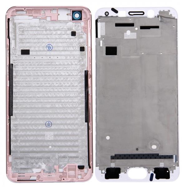 For OPPO R9 / F1 Plus Battery Back Cover + Front Housing LCD Frame Bezel Plate(Rose Gold) Oppo Replacement Parts Oppo R9