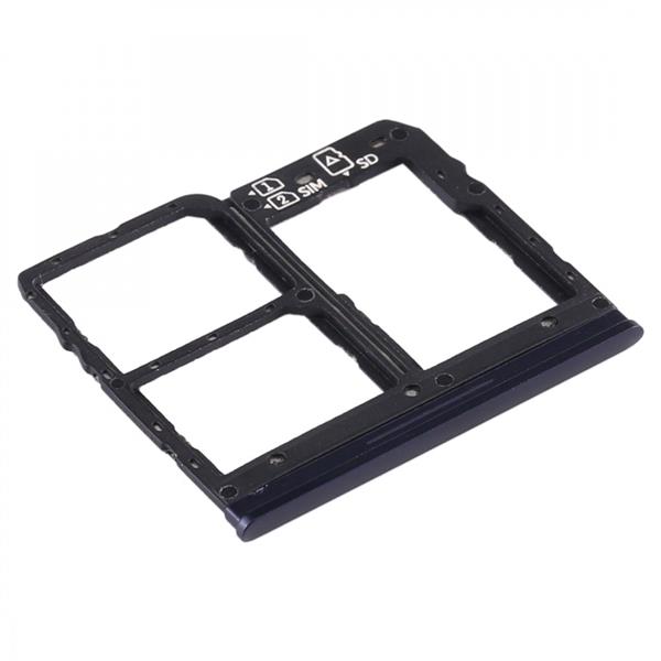 SIM Card Tray + SIM Card Tray + Micro SD Card Tray for Asus Zenfone Max Plus (M1) ZB570TL / X018D (Blue) Asus Replacement Parts Asus Zenfone Max Plus (M1) ZB570TL
