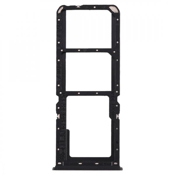 SIM Card Tray + SIM Card Tray + Micro SD Card Tray for OPPO A11x(Black) Oppo Replacement Parts Oppo A9 (2020)