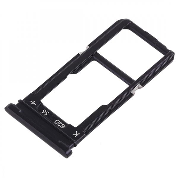 SIM Card Tray + SIM Card Tray / Micro SD Card Tray for OPPO R15(Black) Oppo Replacement Parts Oppo R15