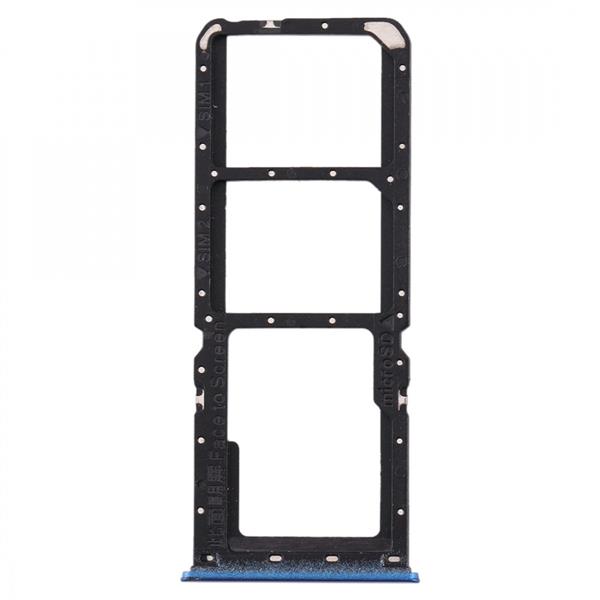 SIM Card Tray + SIM Card Tray + Micro SD Card Tray for OPPO A11x(Blue) Oppo Replacement Parts Oppo A9 (2020)