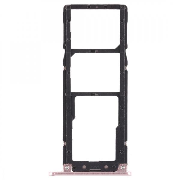 2 SIM Card Tray + Micro SD Card Tray for Asus Zenfone 4 Max ZC554KL(Rose Gold) Asus Replacement Parts Asus ZenFone 4 Max