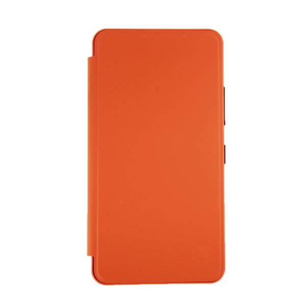 Original Horizontal Flip Leather Case + Plastic Back Cover for Microsoft Lumia 640XL (Orange) Other Replacement Parts Microsoft Lumia 640 XL