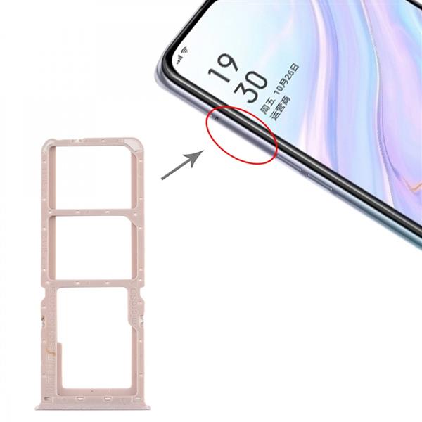 SIM Card Tray + SIM Card Tray + Micro SD Card Tray for OPPO A11(Gold) Oppo Replacement Parts Oppo A11