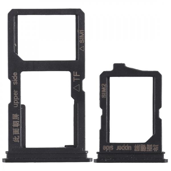 2 x SIM Card Tray + Micro SD Card Tray for Vivo Y66(Black) Vivo Replacement Parts Vivo Y66