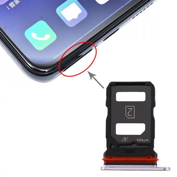 SIM Card Tray + SIM Card Tray for vivo X30 Pro(Silver) Vivo Replacement Parts Vivo X30 Pro