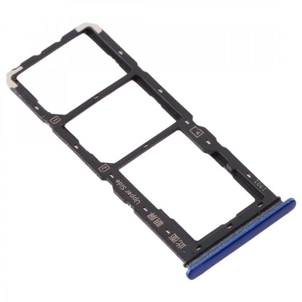 SIM Card Tray + SIM Card Tray + Micro SD Card Tray for vivo Y3(Blue) Vivo Replacement Parts Vivo Y3 / Y17