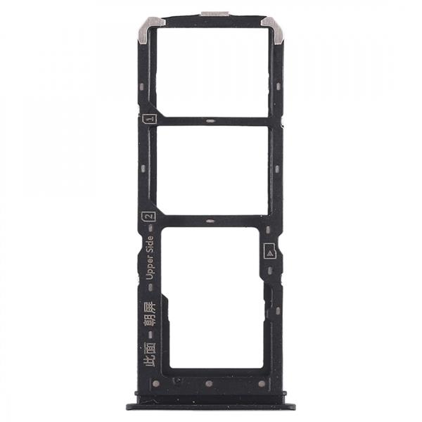 2 x SIM Card Tray + Micro SD Card Tray for Vivo Y71(Black) Vivo Replacement Parts Vivo Y71