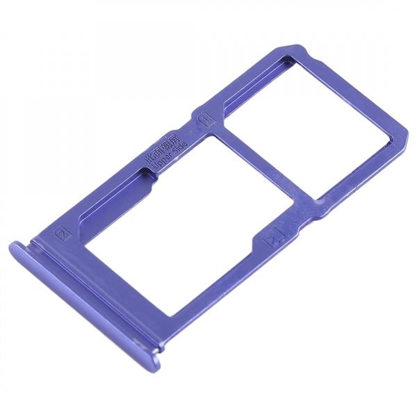 SIM Card Tray + SIM Card Tray / Micro SD Card Tray for Vivo X21i (Blue) Vivo Replacement Parts Vivo X21i