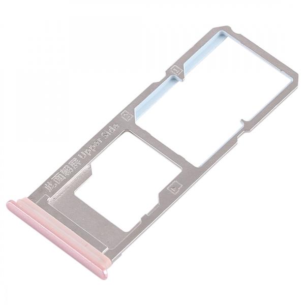 2 x SIM Card Tray + Micro SD Card Tray for Vivo Y79(Rose Gold) Vivo Replacement Parts Vivo Y79