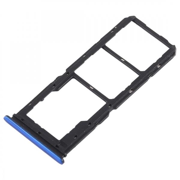 2 x SIM Card Tray + Micro SD Card Tray for Vivo Y97(Blue) Vivo Replacement Parts Vivo Y97