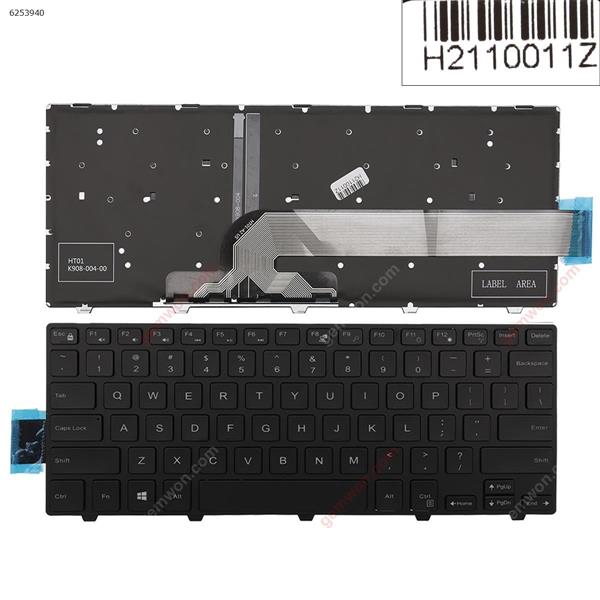 DELL Inspiron 14-3000 5447 5442 5445 7447 Series BLACK FRAME BLACK (Backlit,For Win8) US SX180425A V147125A-US Laptop Keyboard (OEM-A)