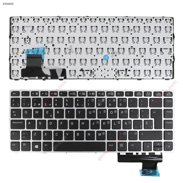 HP EliteBook Folio 9470m SILVER FRAME BLACK (Win8,OEM)  SP HC03-C Laptop Keyboard (OEM-B)