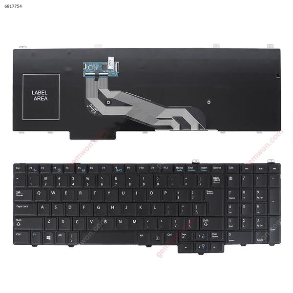 ​DELL Latitude E5540 BLACK (Big Return Win8) US N/A Laptop Keyboard (OEM-B)
