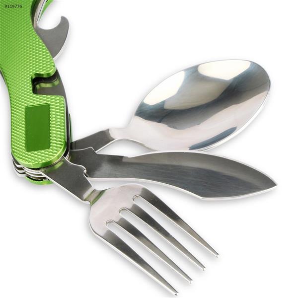 JAKEMY PJ-1009 Outdoor Folding Tableware Knife Fork Spoon Camping Tool Repair Tools N/A