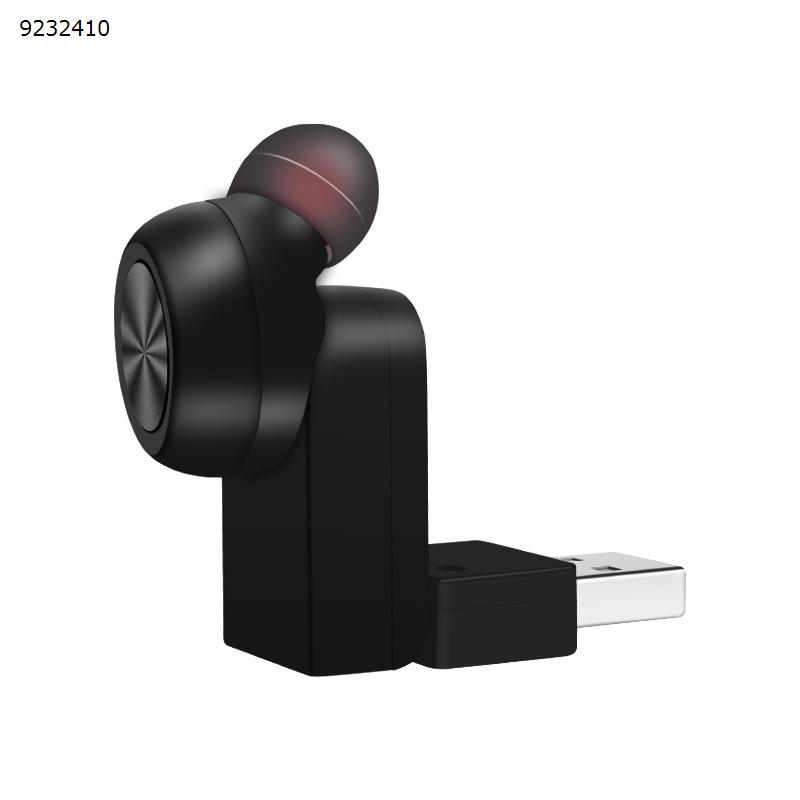 Car Bluetooth headset in-ear portable mini Bluetooth wireless sports USB magnetic charging Bluetooth 4.2 single ear X17 black Headset X17