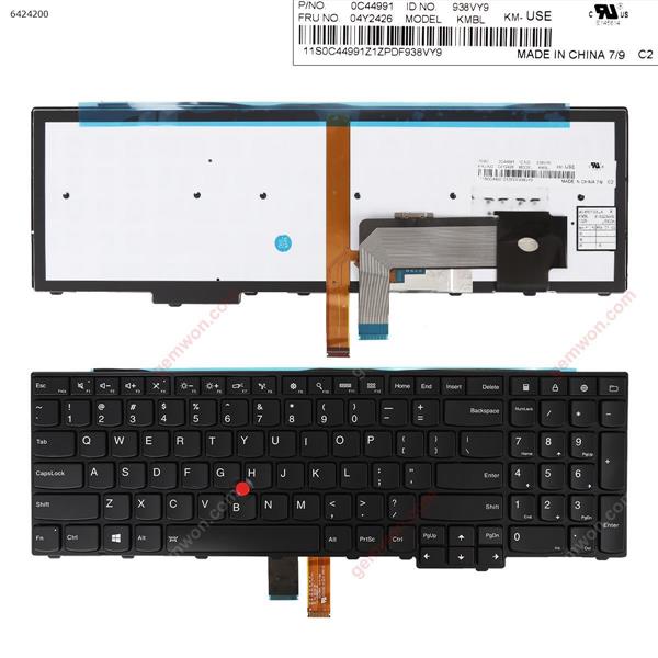 ThinkPad E531 T540 BLACK(Backlit,  OEM For Win8)  US 0C44991 SN20K93235 0C45030 04Y2465 SN5323WBL Laptop Keyboard (OEM-B)
